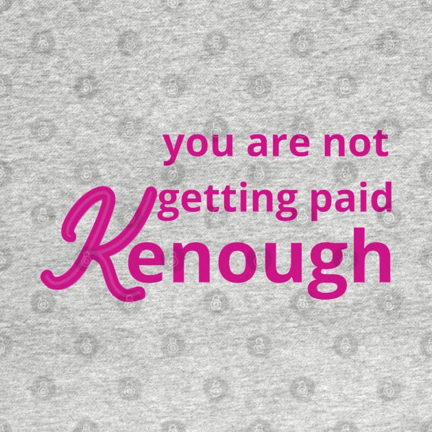 you are not getting paid kenough by mdr design